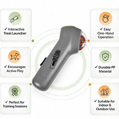 interactive dog treat launcher