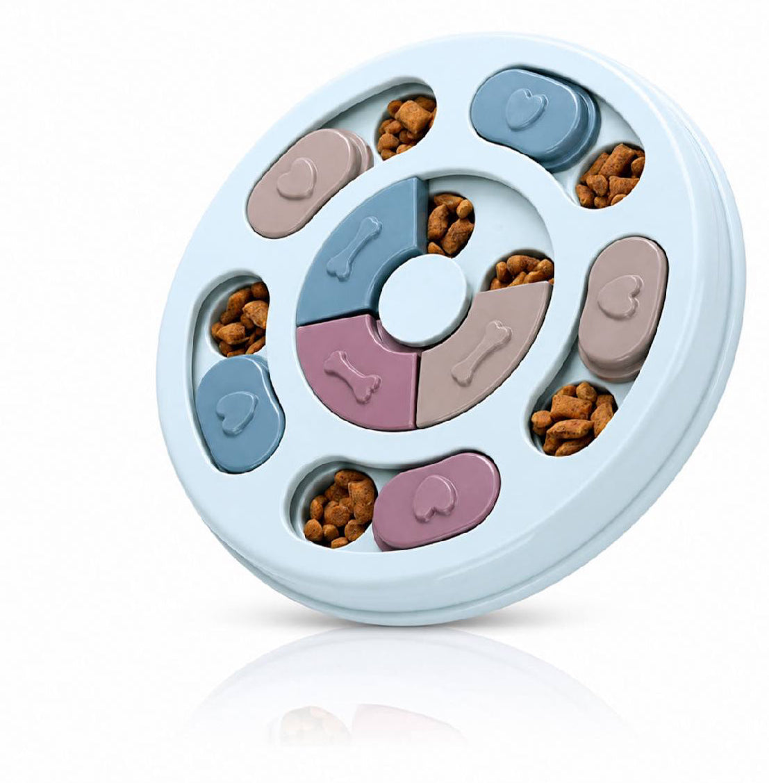 slow feeder dog puzzle bowl