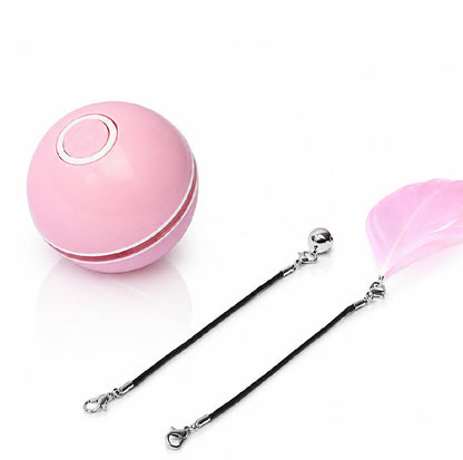 interactive LED cat ball