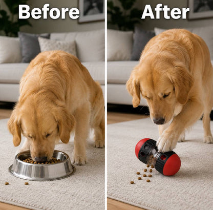 interactive dog treat puzzle toy
