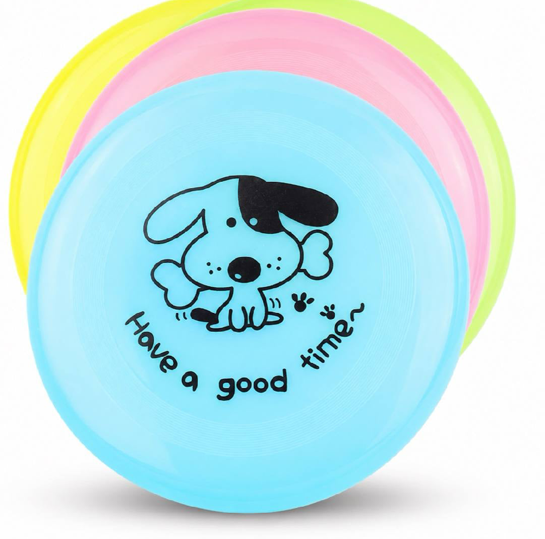 silicone flying disc dog toy