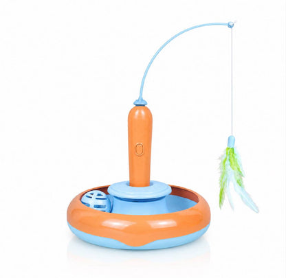 2-in-1 interactive cat toy