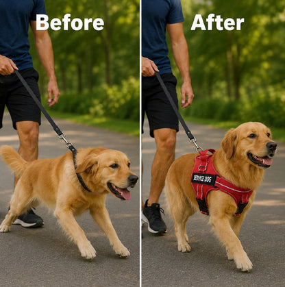 reflective no-pull dog harness