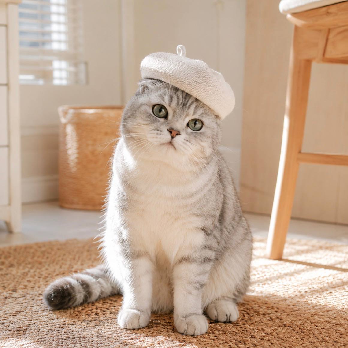 pet beret hat