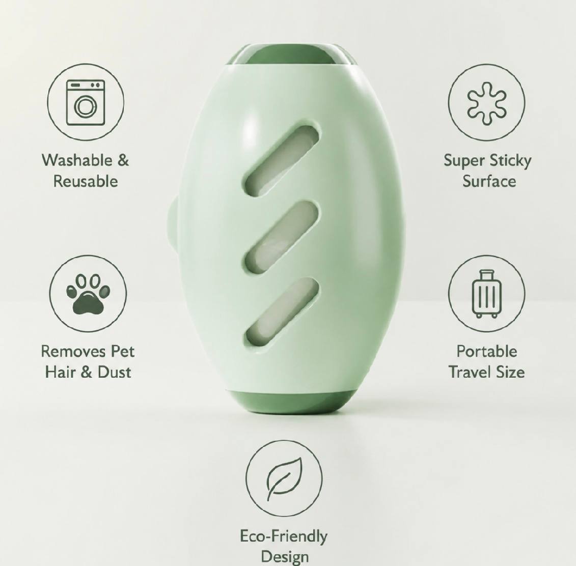 reusable lint roller for pet hair